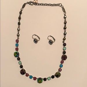 Sabika necklace and earrings set